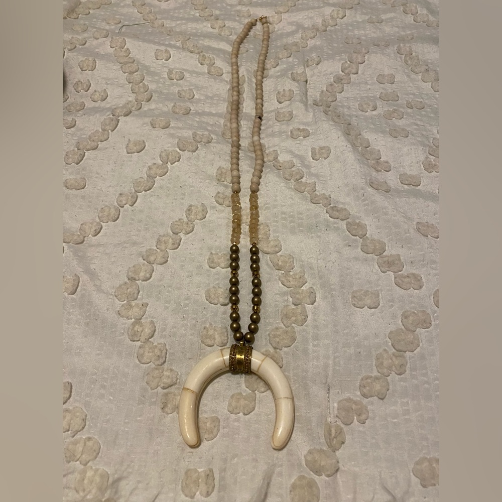 Betsy Pittard Designs - Ox Horn Long Bone Necklace